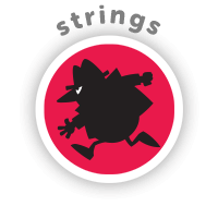 Bitsbox Level 11 teaches strings.